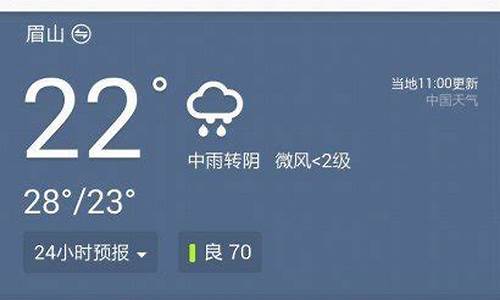 眉山天气预报三天_眉山天气